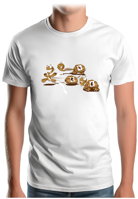 T-Shirt Homme Course de tortues