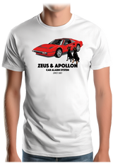 T-Shirt Homme Zeus et Apollon Voiture Alarme