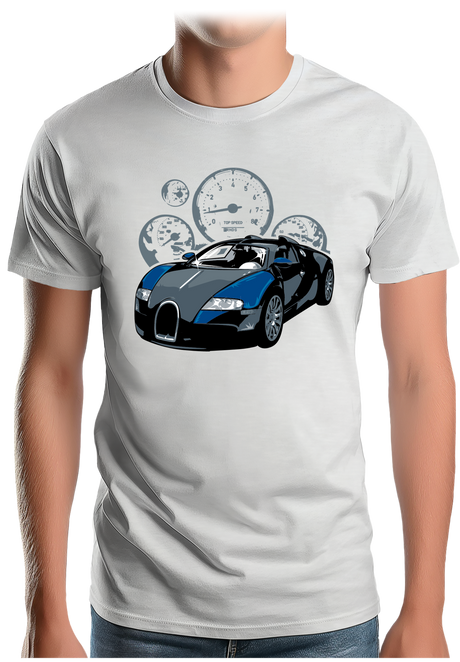 T-Shirt Homme Voiture Top Speed Bug