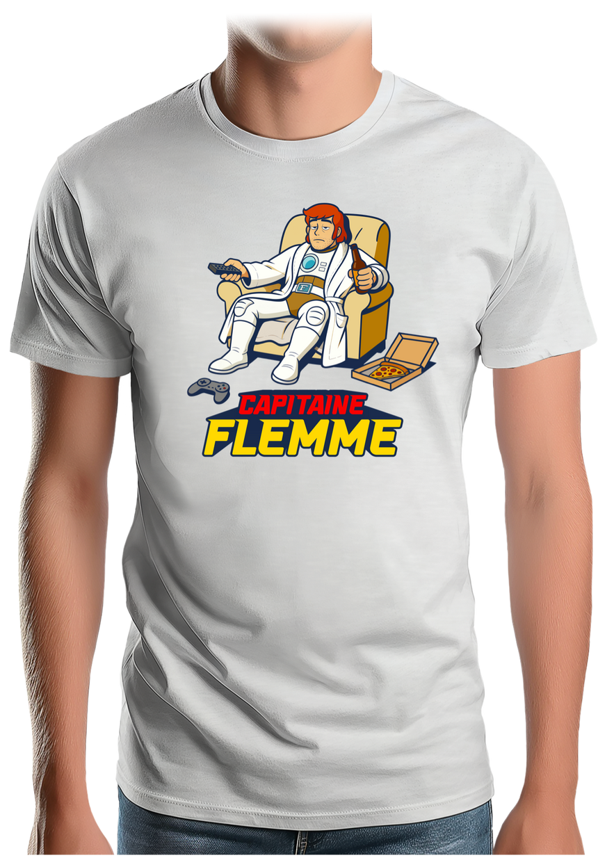 T-Shirt Homme Capitaine Flemme