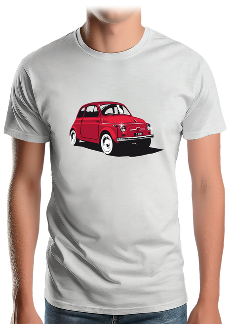 T-Shirt Homme Voiture Italienne 500 Luxe