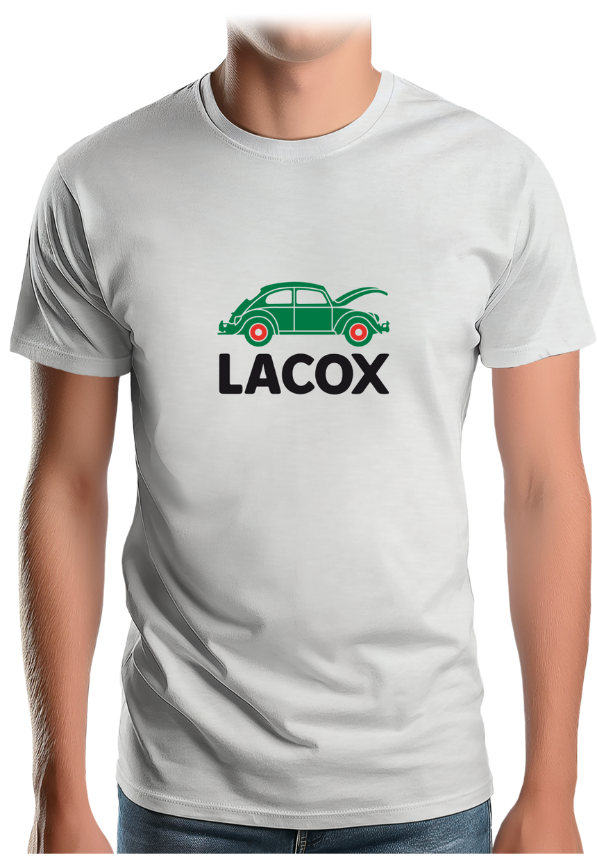 T-Shirt Homme Voiture Coccinelle façon crocodile