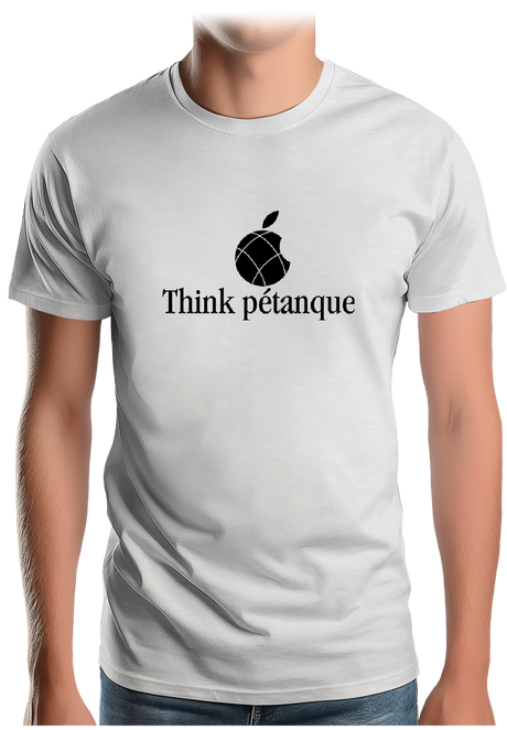 T-Shirt Homme Think pétanque