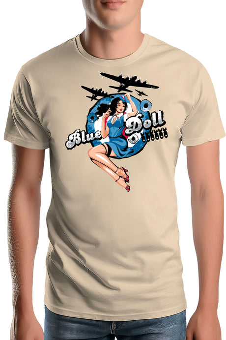 Tee-Shirt Homme Pin Up Avec Avion