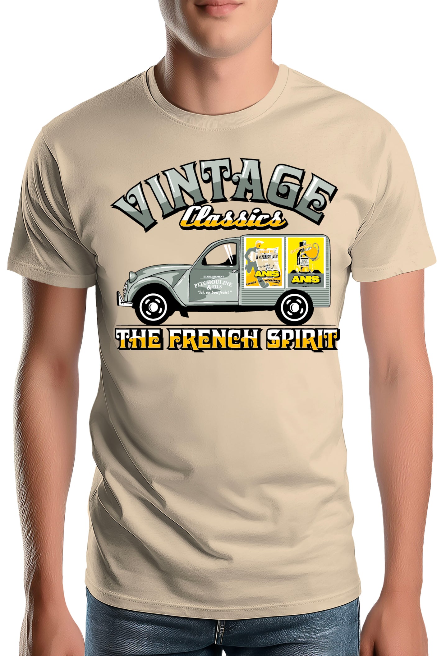 T-Shirt Homme Deuch french spirit