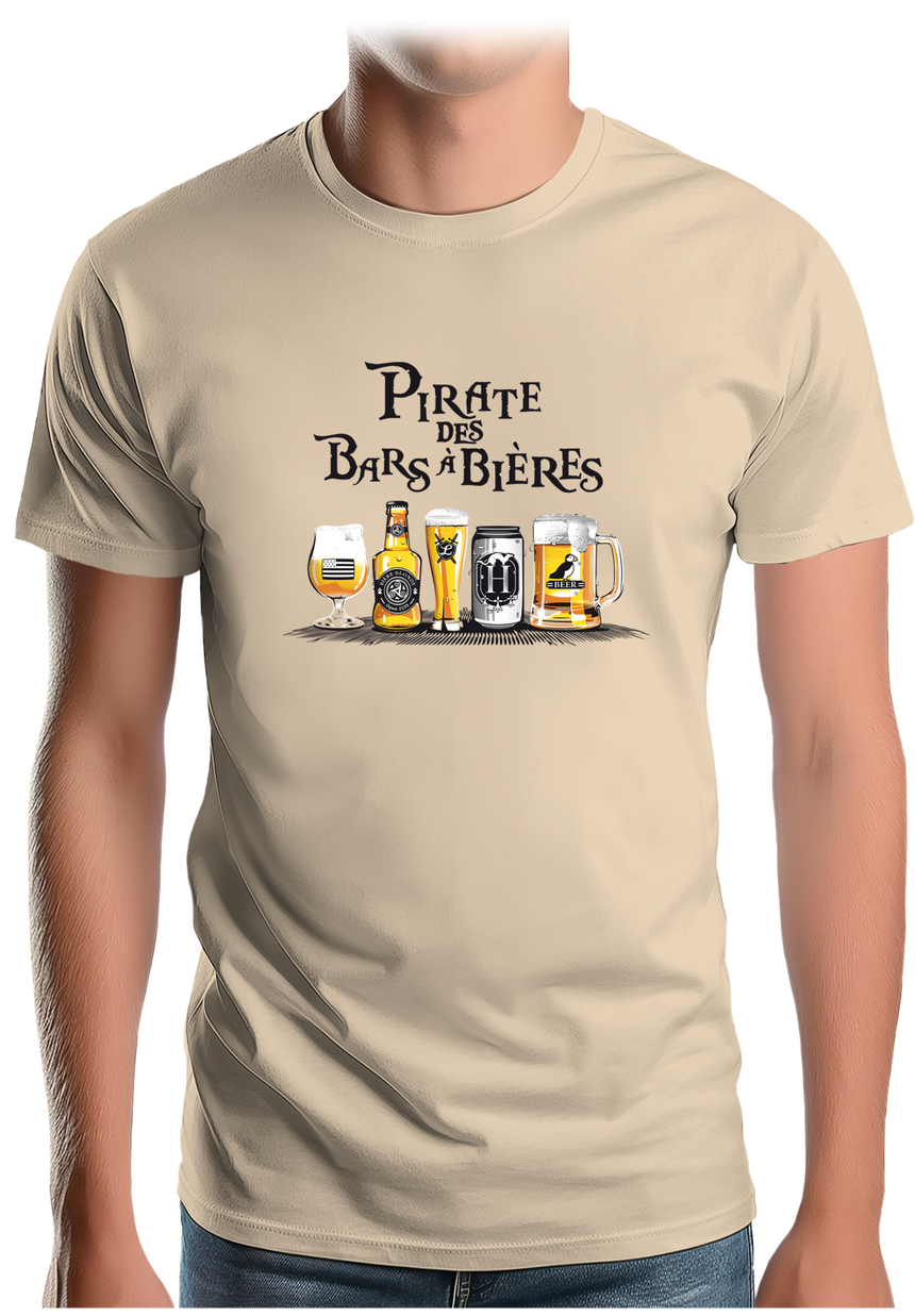 T-Shirt Homme Pirates des bars à bières