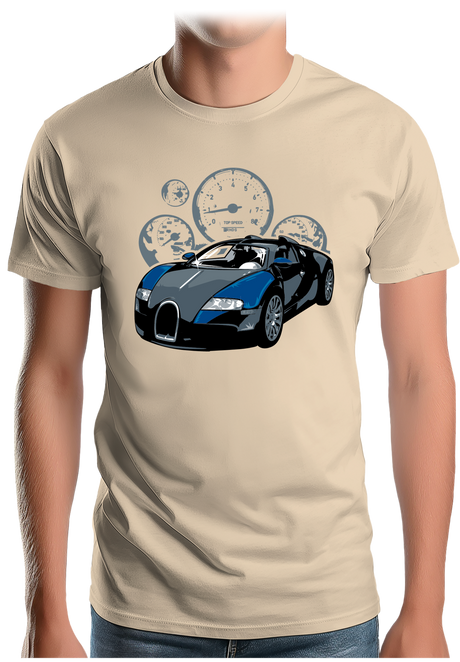 T-Shirt Homme Voiture Top Speed Bug