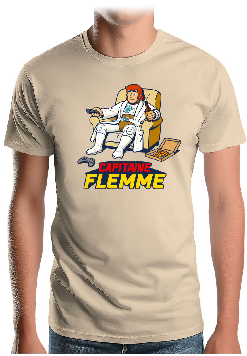 T-Shirt Homme Capitaine Flemme