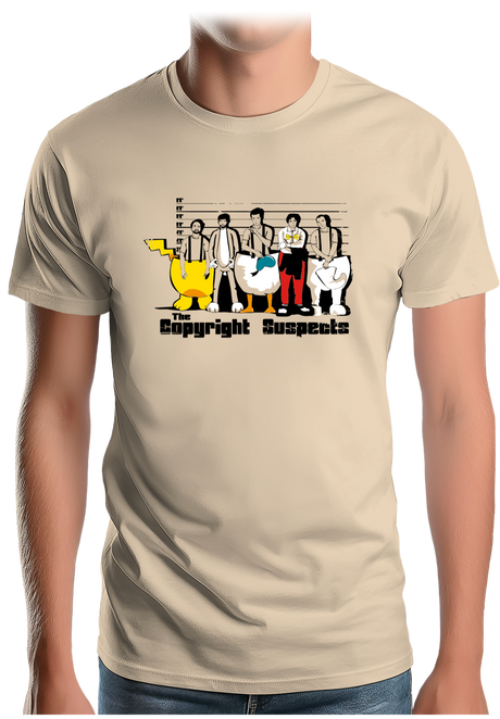 T-Shirt Homme Copyright suspects