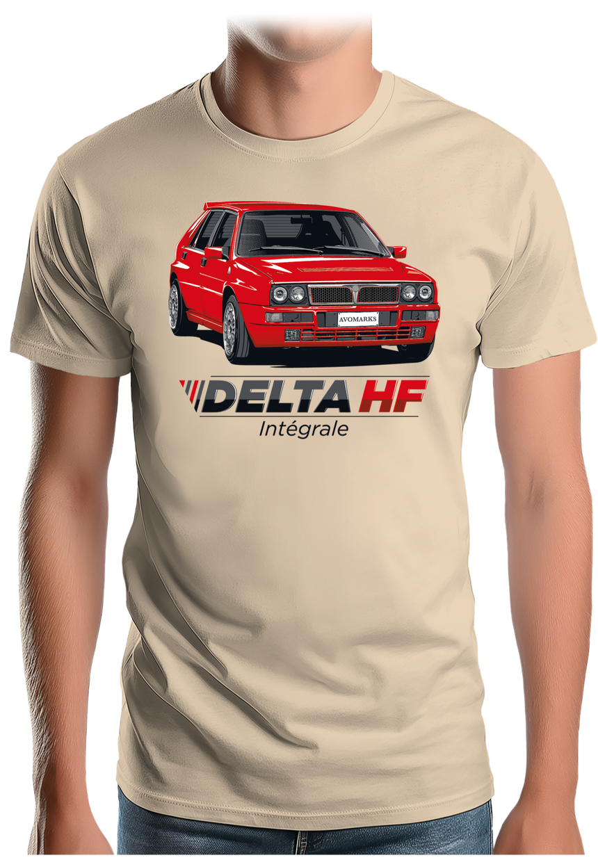 T-Shirt Homme Voiture Delta HF intégrale