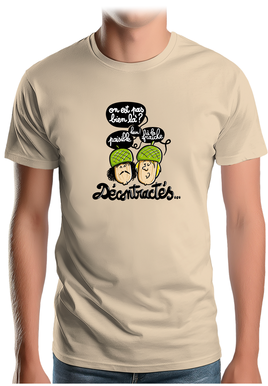 T-Shirt Homme Glands Décontractés