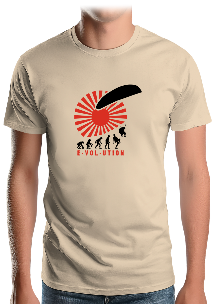 T-Shirt Homme Évolution Parapentiste