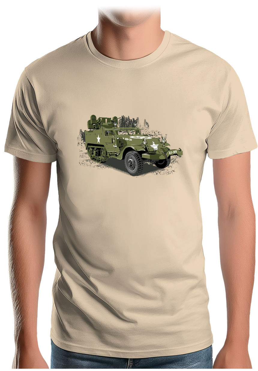 T-Shirt Homme Véhicule de militaire
