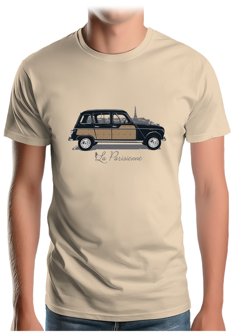 T-Shirt Homme Voiture 4L la parisienne