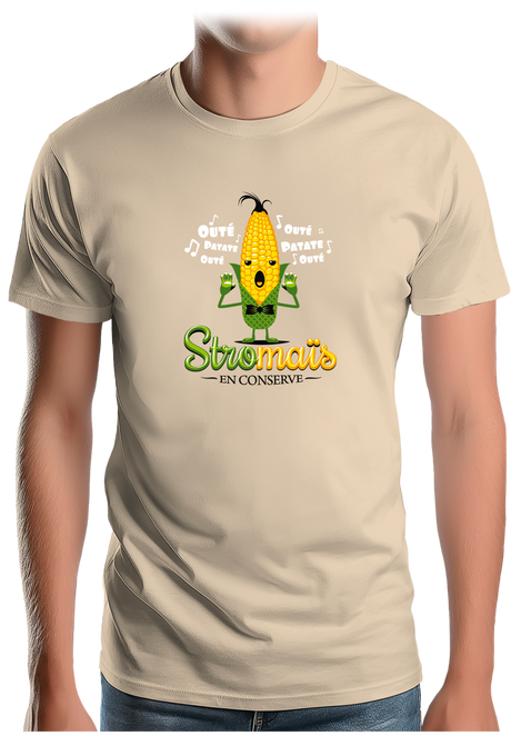 T-Shirt Homme Stromais, le chanteur
