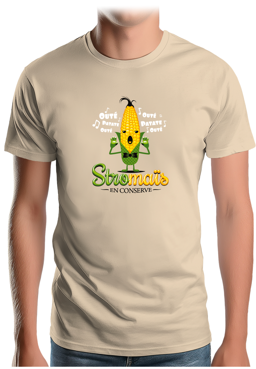 T-Shirt Homme Stromais, le chanteur