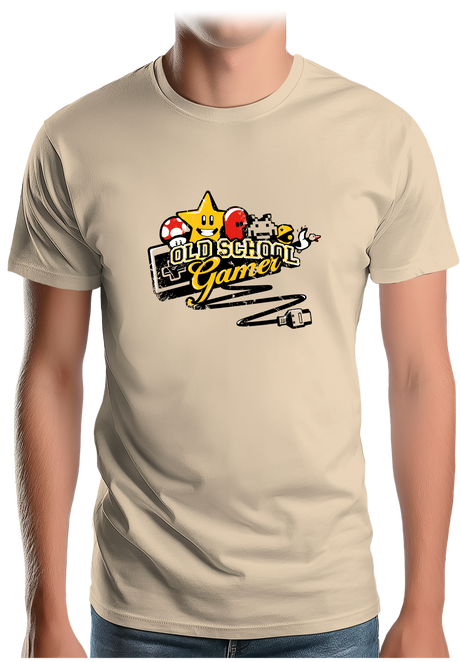 T-Shirt Homme Old School Gamer Vintage