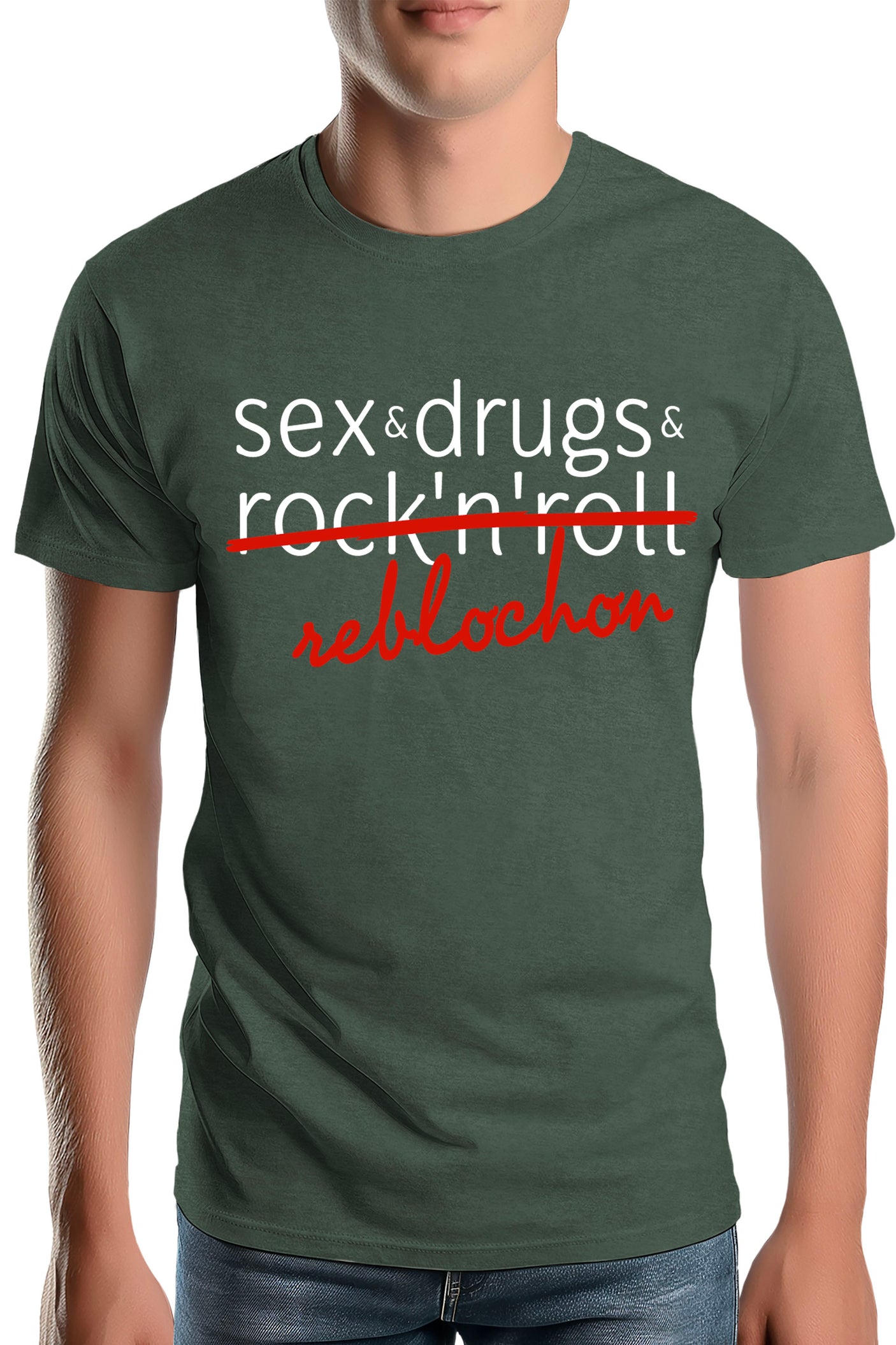 Tee-Shirt Homme Snow Sex Rock Fromage