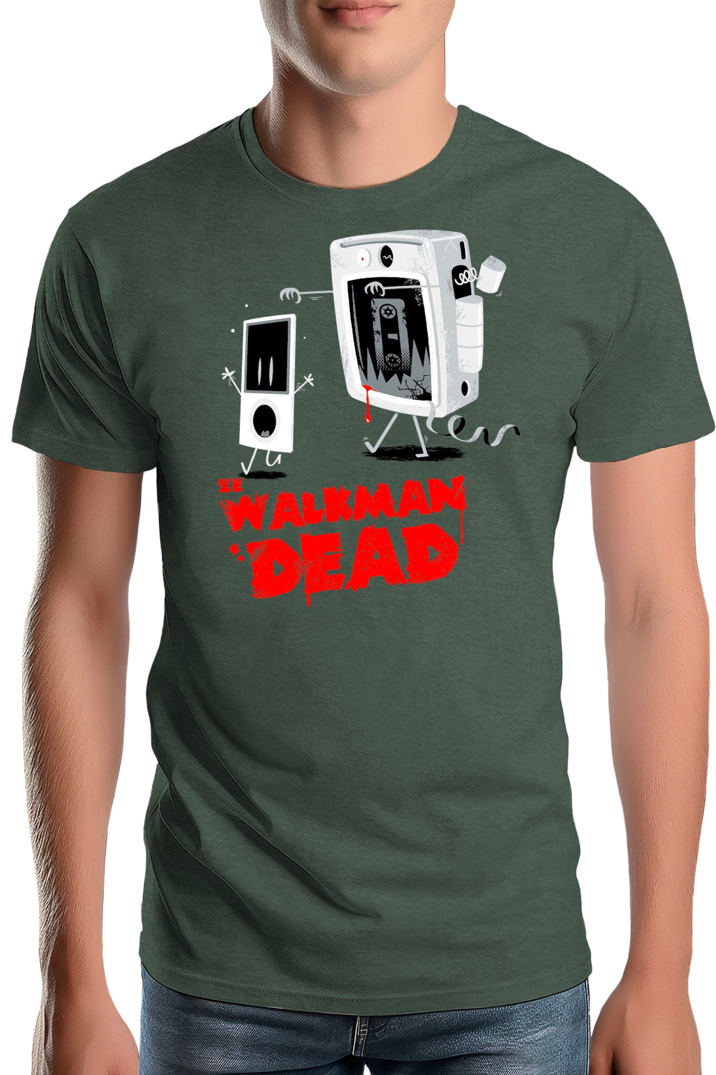Tee-Shirt Homme Ze Walkman dead