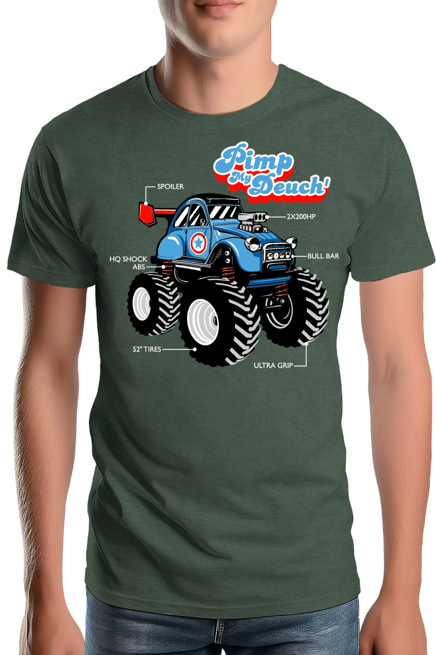 Tee-Shirt Homme Monster Deuch