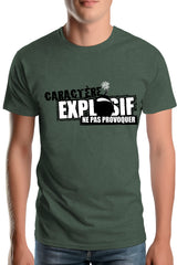 T-Shirt Homme Caractère explosif