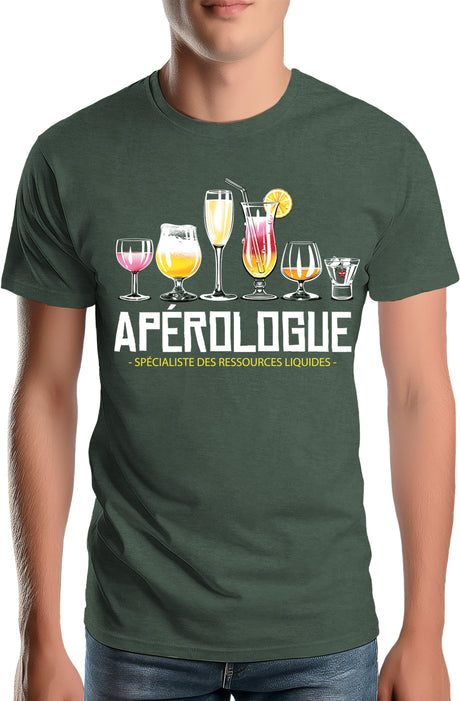 Tee-Shirt Homme Le spécialiste de l'apéro
