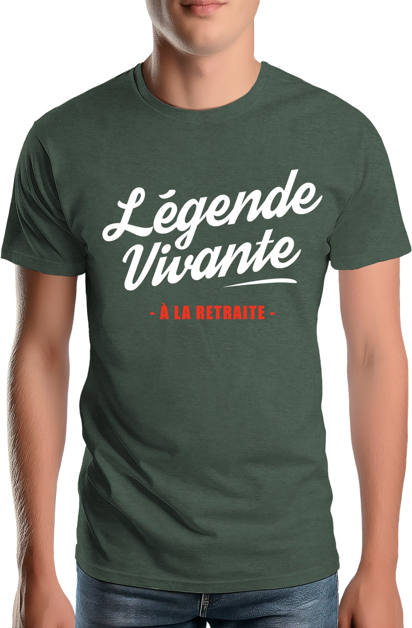 Tee-Shirt Homme Légende vivante à la retraite