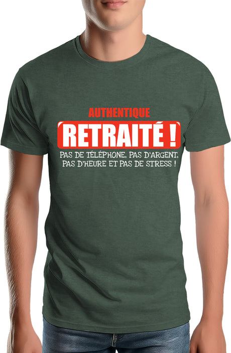 Tee-Shirt Homme La veritée sur les retraités