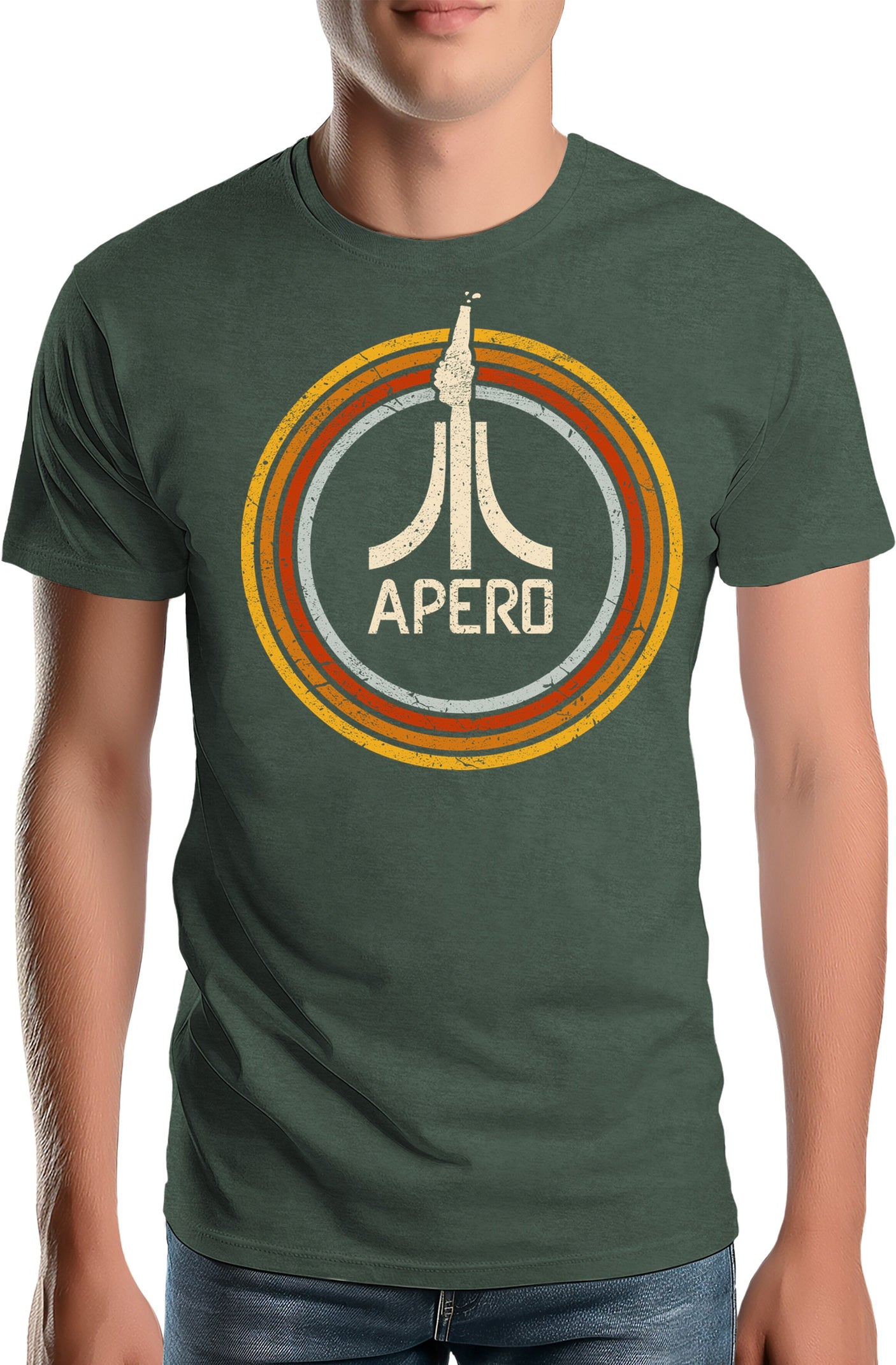 T-Shirt Homme Apéro retro