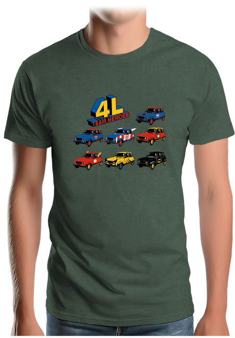 T-Shirt Homme 4L Team super heroes