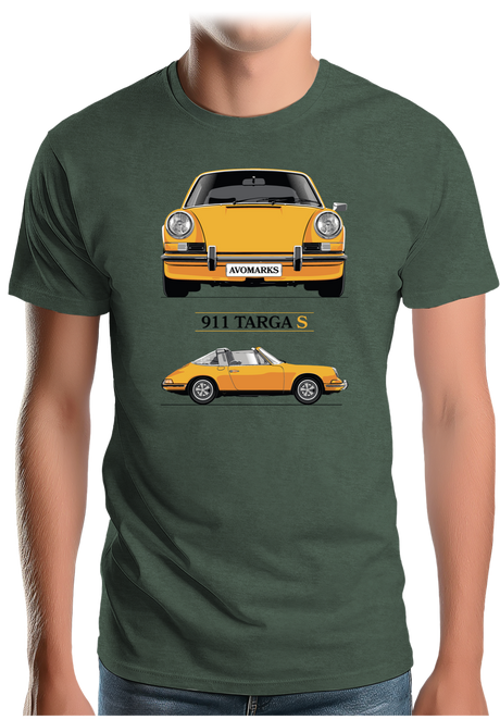 T-Shirt Homme Voiture Targa S