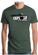 T-Shirt Homme Caractère explosif