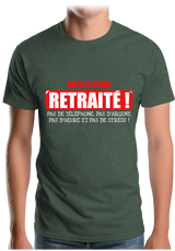 T-Shirt Homme La vérité sur les retraités