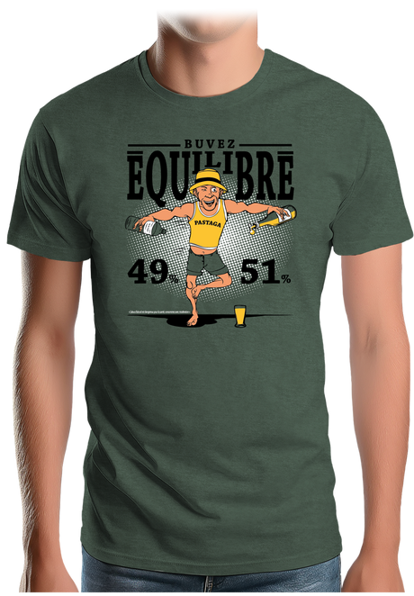 T-Shirt Homme Pour un pastis équilibré