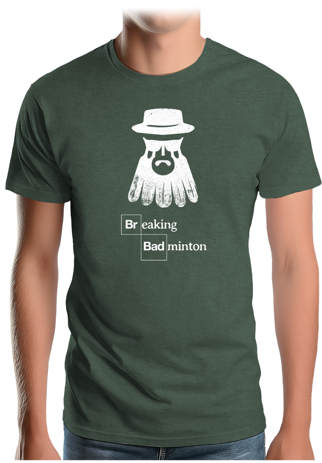 T-Shirt Homme Breaking Badminton