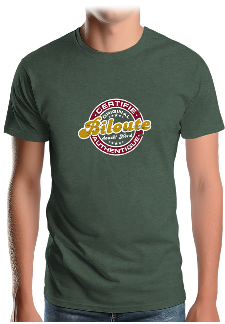 T-Shirt Homme Certifié authentique biloute