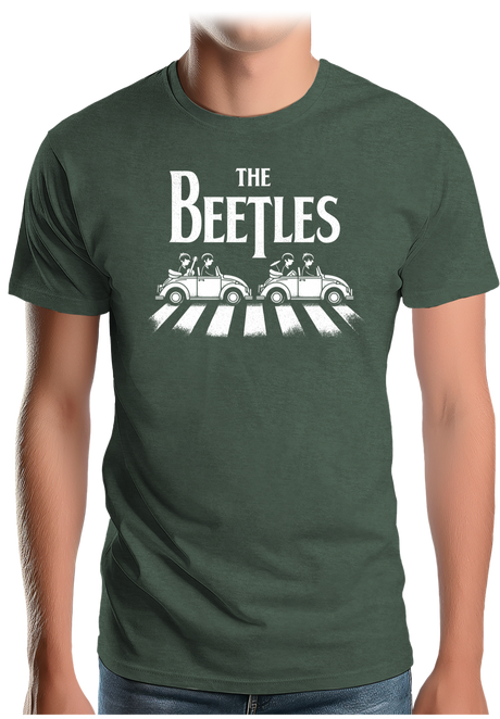 T-Shirt Homme The beetles, coccinelle qui traverse