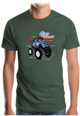 T-Shirt Homme Monster Deuch