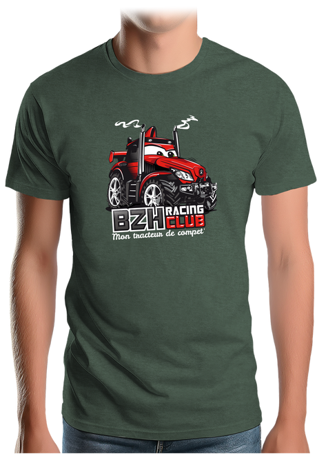T-Shirt Homme Tracteur breton de compétition