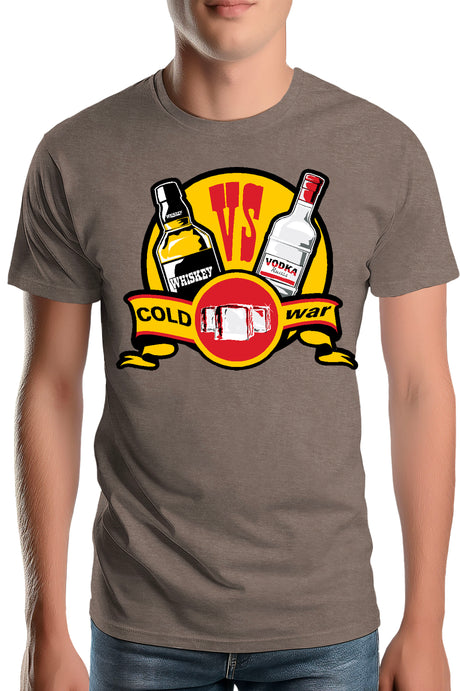 Tee-Shirt Homme Coldwar whisky contre vodka