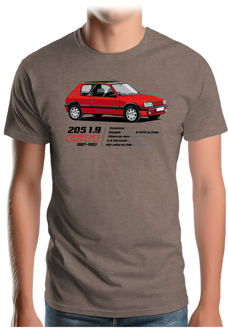T-Shirt Homme 205 1,9 GTI