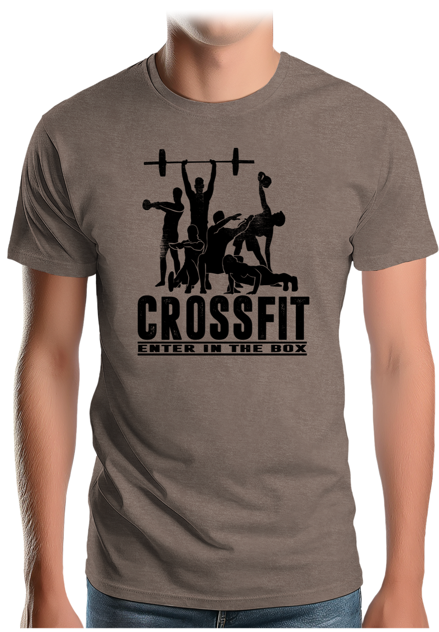 T-Shirt Homme Entrer dans le monde du Crossfit