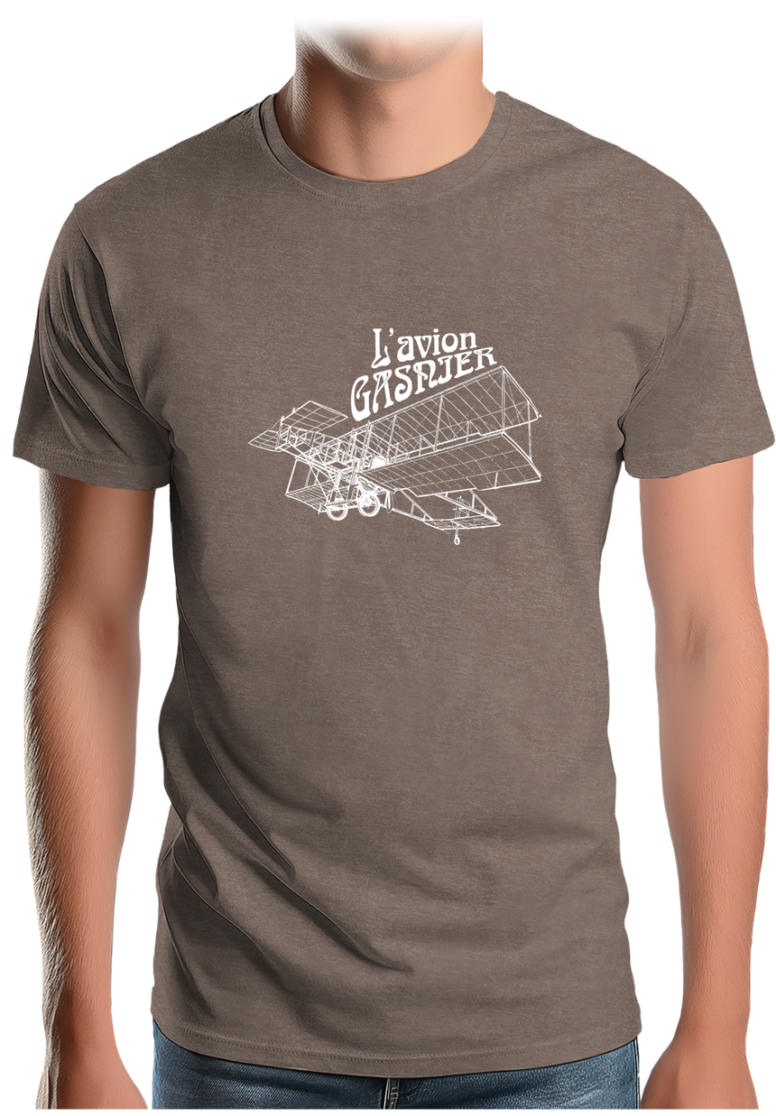 T-Shirt Homme Avion Rene Gasnier