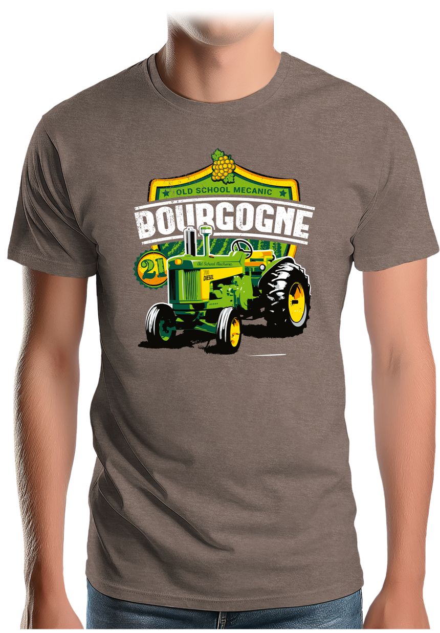 T-Shirt Homme Tracteur Old school Mecanic