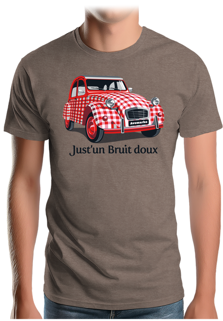 T-Shirt Homme Voiture 2CV Just'un Bruit doux