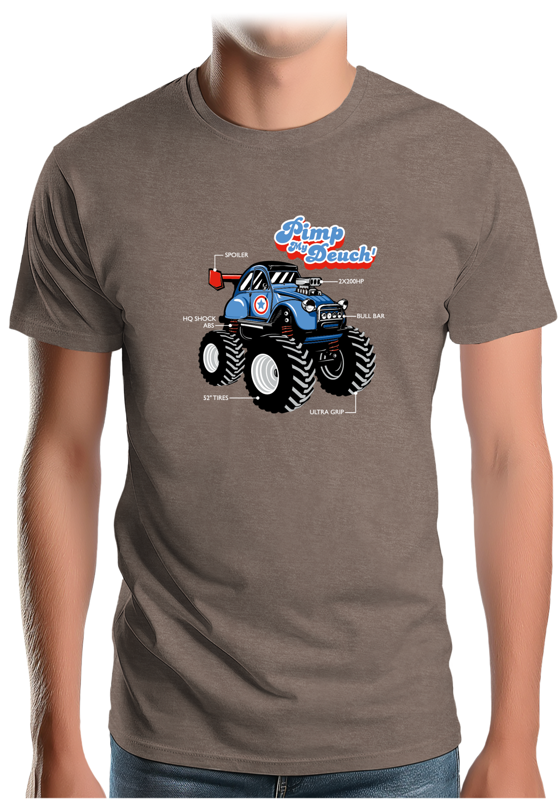 T-Shirt Homme Monster Deuch