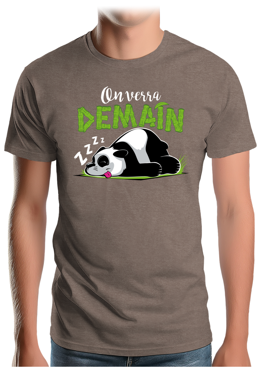 T-Shirt Homme On verra demain
