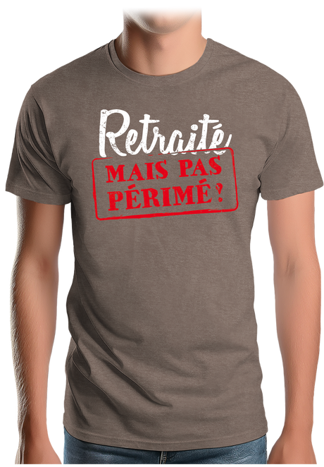 T-Shirt Homme Retraité mais pas périmé