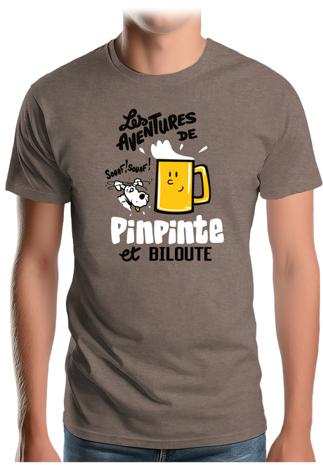 T-Shirt Homme Les aventures de Pinpinte et Biloute
