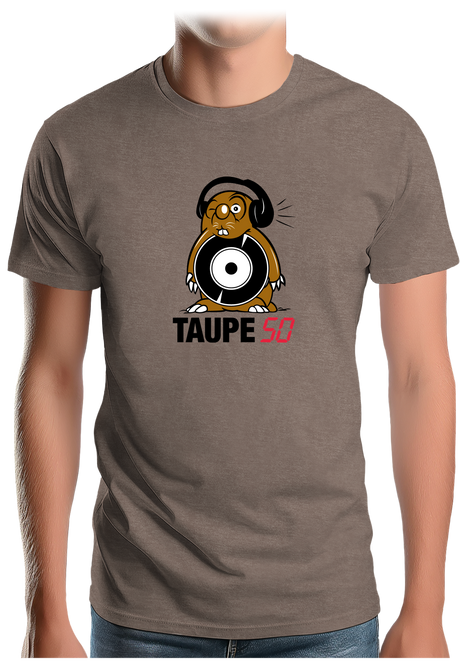 T-Shirt Homme Top 50 version Taupe 50